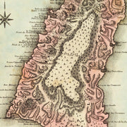 old St Lucia map