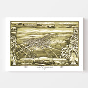 map of Gettysburg