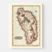 map of Dominica