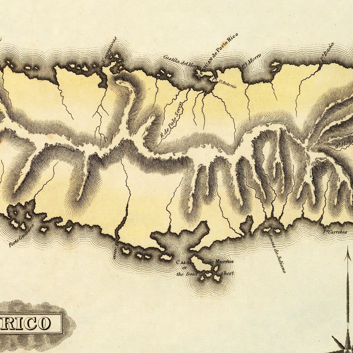 Restored historic details from the 1823 region map of County