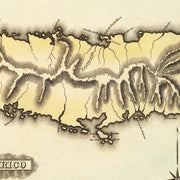 old Puerto Rico map