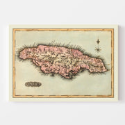 map of Jamaica