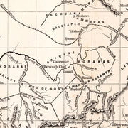 old South Africa map