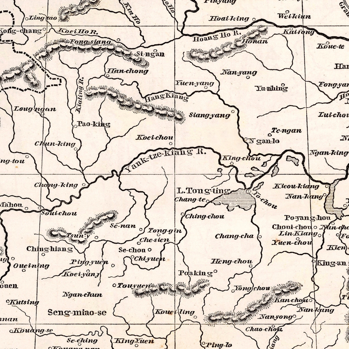 Restored historic details from the 1848 country map of County