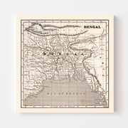 map of Bengal
