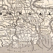 old Bengal map