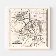 map of Country of th