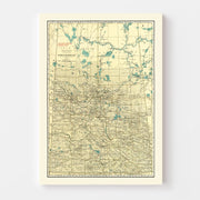 map of Saskatchewan 