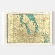 map of Manitoba Cana