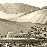 old Hallstead map