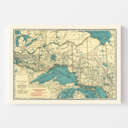 map of Ontario Canad