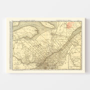 map of Quebec Canada