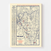map of Nevada