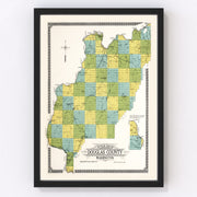 Douglas County Vintage Map 1915