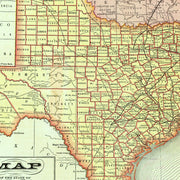 old Texas map