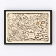 Germany Vintage Map 1935