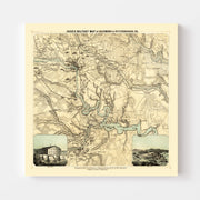 old military map