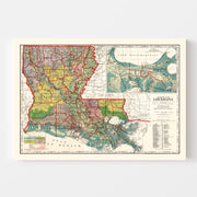 map of Louisiana