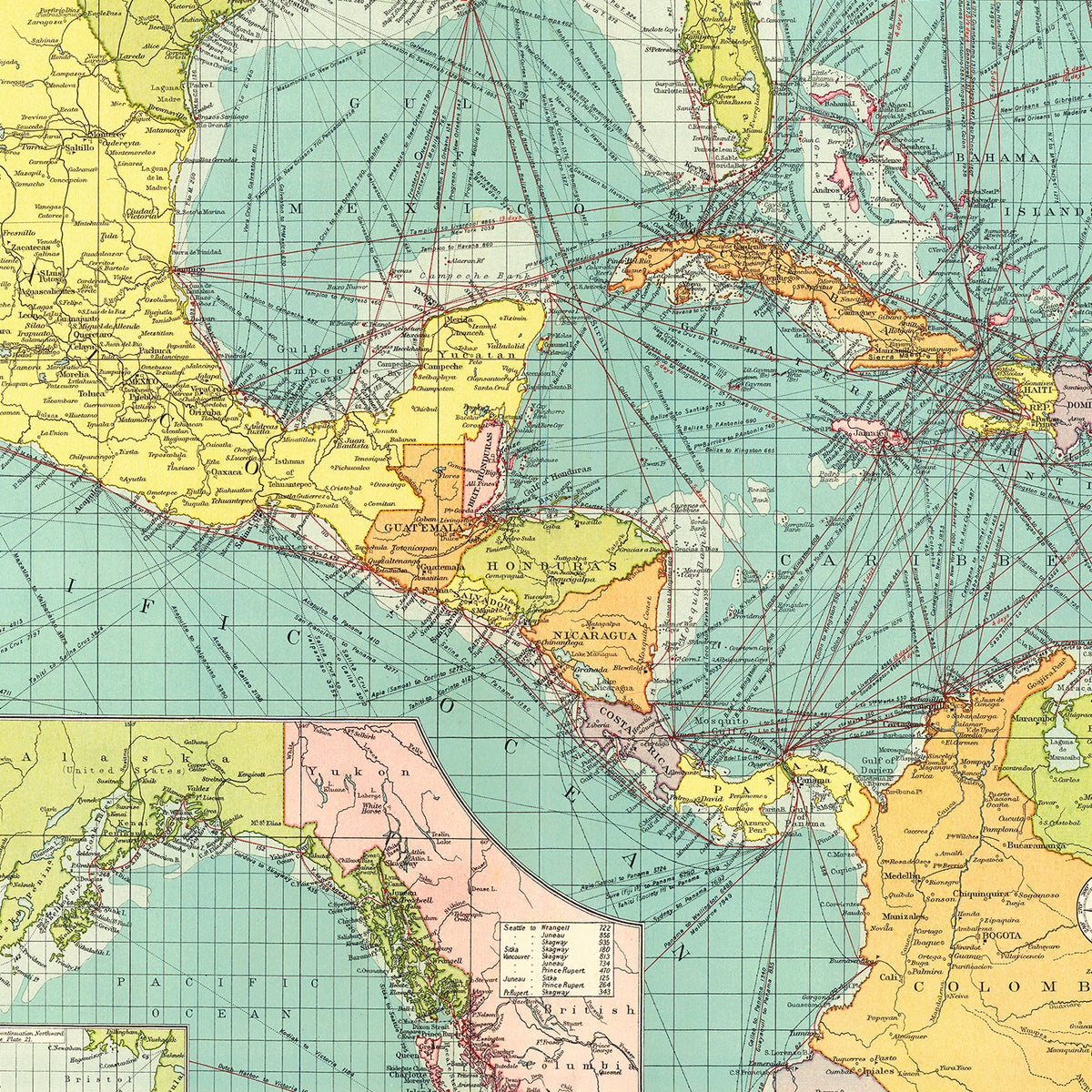 Restored historic details from the 1922 body of water map of County