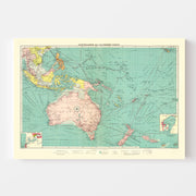 map of Polynesia