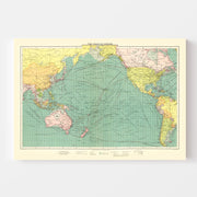 map of Pacific Ocean