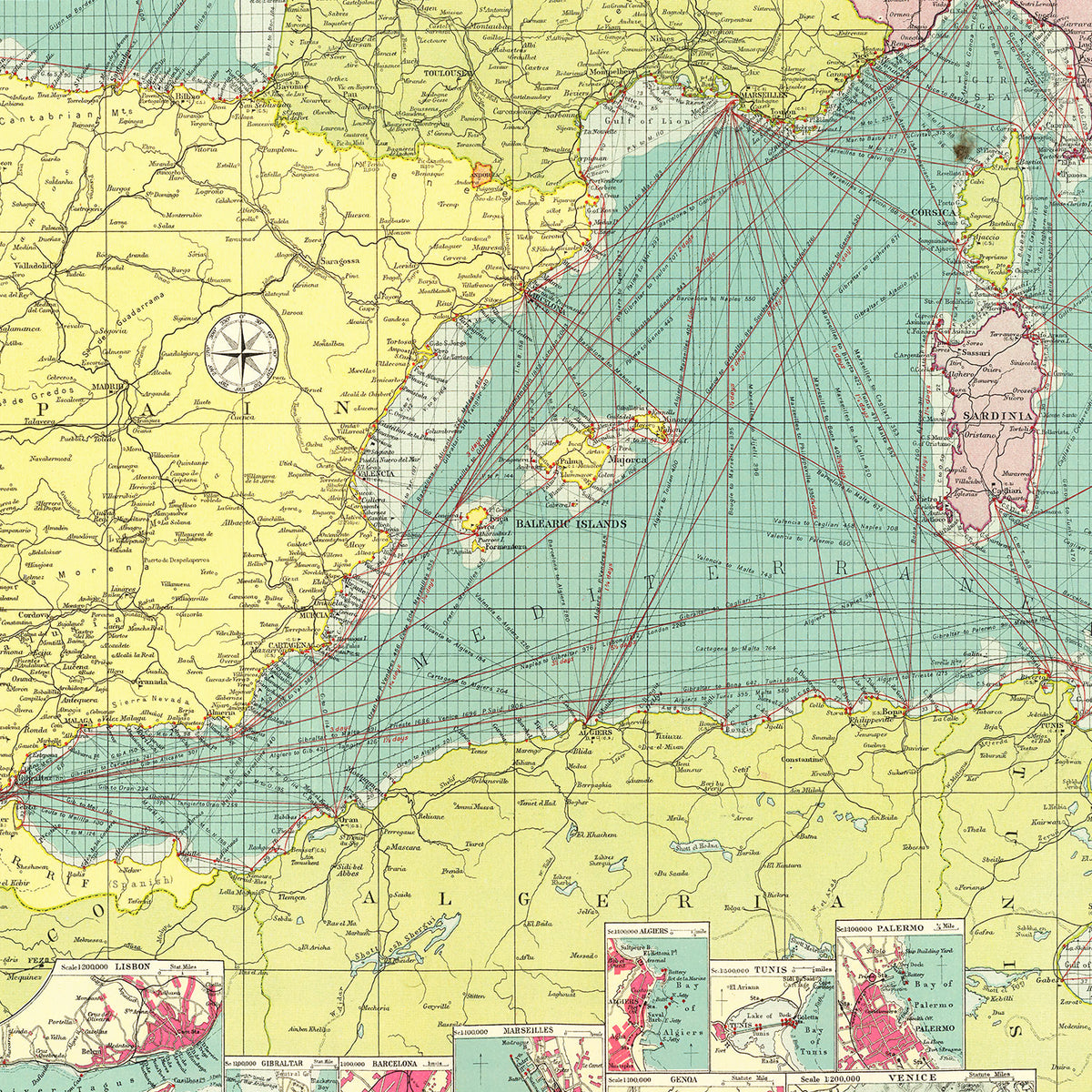 Restored historic details from the 1922 body of water map of County