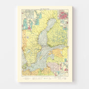 map of Baltic Sea