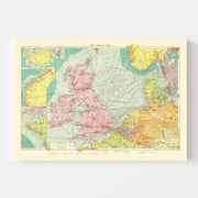 map of North Sea
