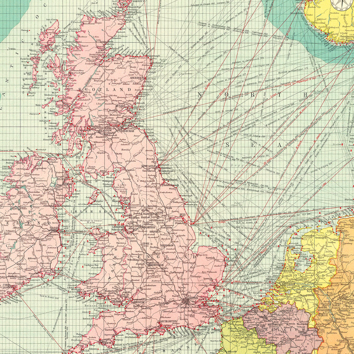 Restored historic details from the 1922 body of water map of County