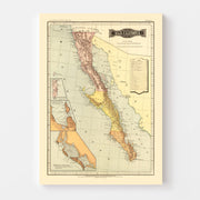 map of Baja Californ