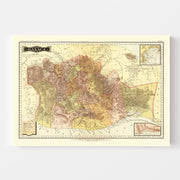 map of Oaxaca Mexico