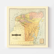 map of Yucatan Mexic