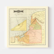 map of Campeche Mexi