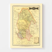 map of Coahuila Mexi