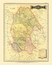 Coahuila Mexico hist