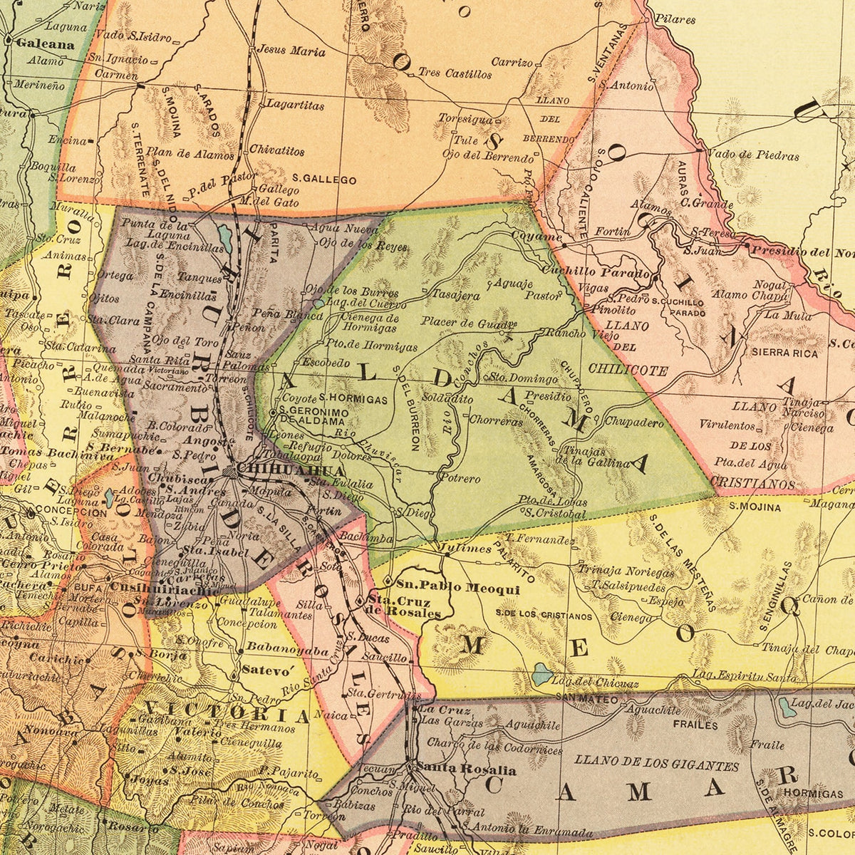 Vintage Mexico Maps