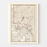 map of Lassen County