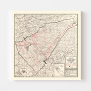 map of Calaveras Cou