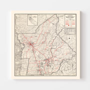map of Butte County