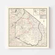 map of Alpine County