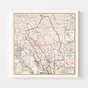 map of Napa County