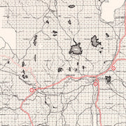 old Modoc County map