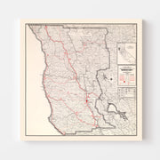 map of Mendocino Cou