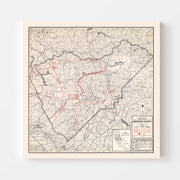 map of Mariposa Coun