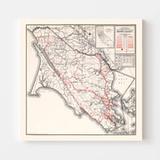 map of Marin County