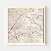 map of Tuolumne Coun