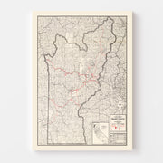 map of Trinity Count