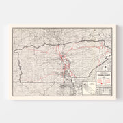 map of Tehama County