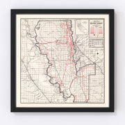 Sutter County Vintage Map 1935