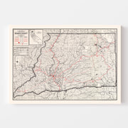 map of Shasta County